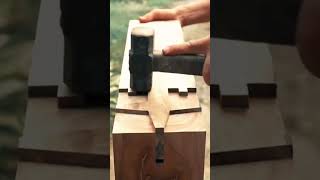 Mortise and tenon process of wooden products [upl. by Hesper]