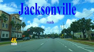 4K Jacksonville roads movie [upl. by Jem586]