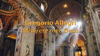 Gregorio Allegri  Miserere mei Deus [upl. by Ayanej]