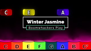 Winter Jasmine Ying Chun Hua Chinese New Year 2024  boomwhacker play along [upl. by Ernaldus]