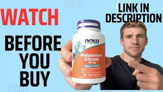 Honest Review of NOW Supplements Potassium Citrate [upl. by Naginarb]