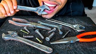 ASMR EDIBLE TOOLS JERRY REAL MOUTH EATING SOUNDS NO TALKING CHOCOLATE FOOD TOOLS [upl. by Giuliana]