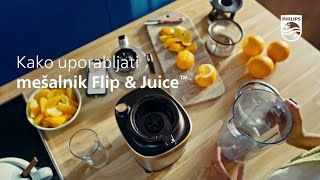 Mešalnik Philips Flip amp Juice™ – uporaba mešalnika [upl. by Ohl]