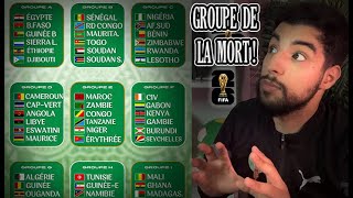 Quelles équipes Africaines ira à la Coupe du Monde 2026   Tirage au Sort Zone Afrique [upl. by Sparke]