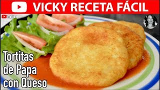 Tortitas de papas y queso una receta rica y diferente [upl. by Ayik709]