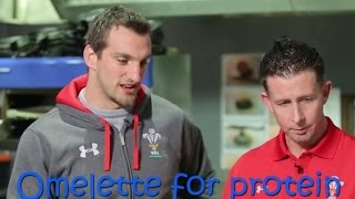 Dieting tips from rugby player Sam Warburton  WRU TV [upl. by Enived]