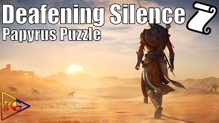 Assassin’s Creed Origins  Papyrus Puzzle  Deafening Silence [upl. by Pantia825]