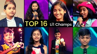 TOP 16 SaReGaMaPa Lil Champs 2019 Contestants List with Images [upl. by Ahseekan]