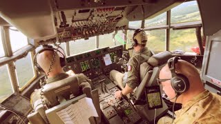 COCKPIT VIEW Kentucky C130J Super Hercules LOW LEVEL over Germany [upl. by Stichter896]