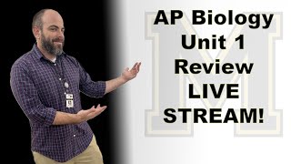 AP Bio  Unit 1 Exam Review  LIVE STREAM [upl. by Llehctim]