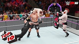 WWE 2K18 Top 10 Finisher Combinations Part 5 [upl. by Lapotin]