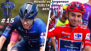 GROUPAMAFDJ ép15 sur PCM 23  Hirschi ou Jorgenson  Début de VUELTA tour du BENELUX [upl. by Tayler]