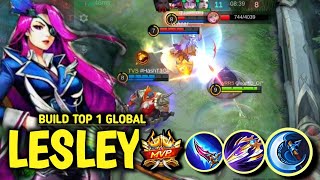 Lesley Being Awesome In Solo Rank  Build Top 1 Global Lesley MLBB SkyReigngaming [upl. by Fiann]