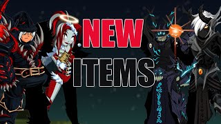 AQW New Nulgath Birthday Items  Nightfiend  Revontheus Set  ClawSuit of Madness and Lots More [upl. by Ludwog]