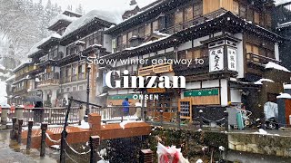 Winter getaway to Yamagata Exploring Ginzan Onsen Zao monsters Yamadera  JAPAN TRAVEL VLOG [upl. by Imorej]