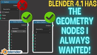 Great new nodes for Blender 41 [upl. by Rihat901]