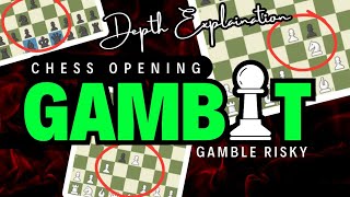 ♟️ CHESS GAMBIT OPENING GAMBLE amp RISKY chess chessopening chessgambits [upl. by Ellga]