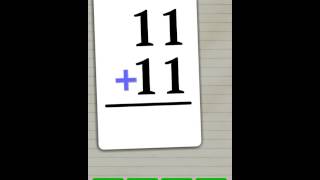 Flash Math  Mobile flash cards for kids to practice [upl. by Kendre]