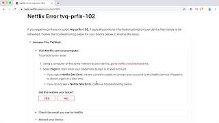 Netflix Error tvq prfls 102 what to do [upl. by Giess]