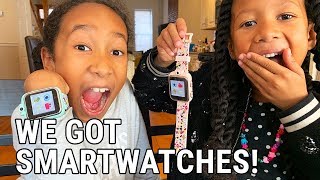 WHAT IS A KIDS SMARTWATCH Sean and Ella Try Out the iTouch Playzoom [upl. by Aticilef]