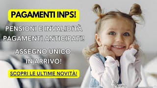 ⚡ Pagamenti INPS in Arrivo ECCO LE DATE Preparati Subito [upl. by Cristionna]