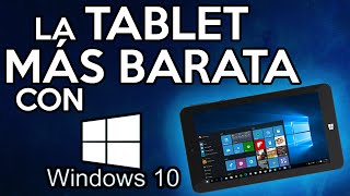 ¡La tablet MÁS BARATA con WINDOWS 10 TrekStor Wintron 70 ANTICUADO [upl. by Bebe]