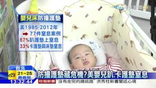 20151203中天新聞 嬰兒床防撞護墊釀窒息 美醫界：勿用 [upl. by Jens]