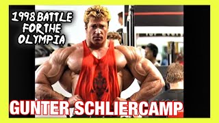 1998 Battle For The Olympia  Gunter Schliercamp  BACK WORKOUT [upl. by Glenine913]