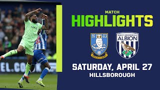 Baggies beaten in penultimate league match  Sheffield Wednesday 30 Albion  MATCH HIGHLIGHTS [upl. by Rufena]