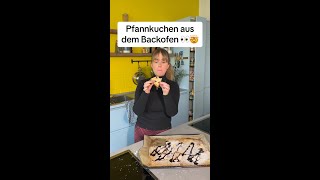 5 Zutaten Backofen Pfannkuchen 😍 justspices easyrezepte backen foodlover [upl. by Aylat]