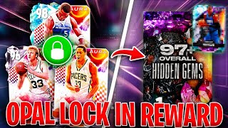 OPENING THE GALAXY OPAL HIDDEN GEM FROM LOCKING IN THE AURA SET IN NBA 2K25 MyTEAM [upl. by Elleinwad735]