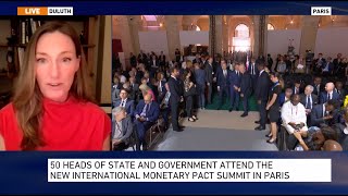 Jamie Beck Alexander Director of Drawdown Labs discusses the Monetary Pact Summit on Al Jazeera [upl. by Eeslek]