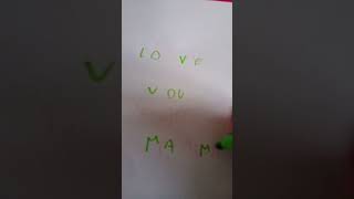 I LOVE YOY MAMA MAMA [upl. by Yartnoed]