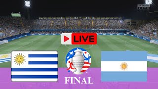 ARGENTINA vs URUGUAY  Copa America 2024 Final  Full Match All Goals  Live Football Match [upl. by Livia]