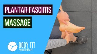 How to massage plantar fasciitis [upl. by Barthol]