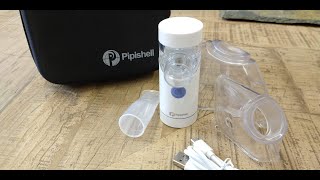 Pipishell Inhalator  Test und 360 Grad Video  UltraschallVernebler [upl. by Yenetruoc]