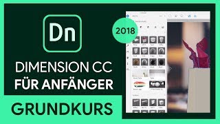 Adobe Dimension CC 2018 Grundkurs für Anfänger Tutorial [upl. by Dorella16]