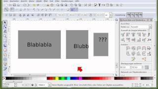 22 Inkscape Teil 5 Gitter Hilfslinien Einrasten Ausrichten Verteilen Gruppieren Ebenen [upl. by Lacey]