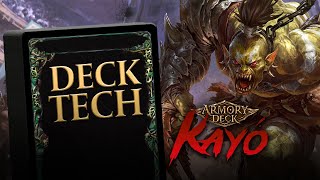 Deck Tech  Kayo Armory Deck [upl. by Eiramait]