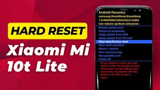 Xiaomi Mi 10t Lite Hard Reset Pattern Unlock Quick amp Easy [upl. by Keung889]