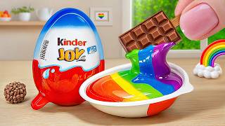 Kinder Joy Cake Recipe Using OREO 🍪 Satisfying Rainbow Chocolate Cake Decorating Hacks [upl. by Nnylsaj]