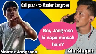 Master jangrose PRANK kibol 🤣  funny Call prank to MASTER JANGROSE [upl. by Ateerys]