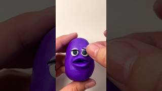 Grimace Sculpting in Clay [upl. by Lubet]