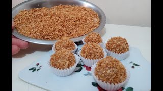 FAÇA VC MESMO COCO QUEIMADO PARA SEUS DOCES  BRIGADEIRO DE COCO QUEIMADO COMPLETO [upl. by Amsa]