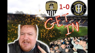 Notts county 1  0 Harrogate a MUCH NEEDED WIN [upl. by Filemon]