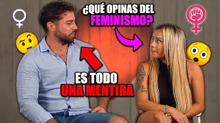 POLÉMICA sobre FEMINISMO en UNA CITA 😱 First Dates [upl. by Darum]