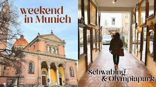 exploring munich neighborhoods Schwabing and Olympiapark  life in germany [upl. by Sacks]