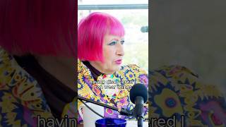 WATCH the full podcast episode with Zandra Rhodes NOW podcast fashion fashiondesigner [upl. by Kleinstein]