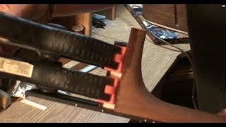 stewmac hd28 guitar kit shimming dovetail part 3 [upl. by Ashmead253]