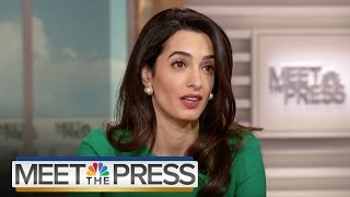 Amal Clooney On Human Rights Crisis In The Maldives  Meet The Press  NBC News [upl. by Thaxter830]